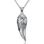 Kaletine Angel Wings Pendant Necklace Sterling Silver 925 Cubic Zirconia Adjustable Cable Chain 16in+2in Extender Kaletine Angel Wings Pendant Necklace Sterling Silver 925 Cubic Zirconia Adjustable Cable Chain 16in+2in Extender
