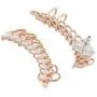 Shaze Earring for Women Gold Coloured Plated Marquese Angel Wing Earring for Womens & Girls Wedding Gift set Shaze Earring for Women Gold Coloured Plated Marquese Angel Wing Earring for Womens & Girls Wedding Gift set