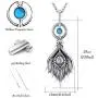 Silikepa Phoenix Necklace Jewelry Sterling Silver Pendant for Women Wife Girlfriend Birthday with Box