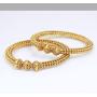 SANARA Gold Plated Ball Design Indian Bollywood Ethnic Polki Bangle set Polki bridal jewelry SANARA Gold Plated Ball Design Indian Bollywood Ethnic Polki Bangle set Polki bridal jewelry