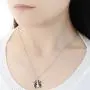 Santuzza 925 Sterling Silver Black CZ Spider Pendant Necklace with Black Spinels CZ Stones Santuzza 925 Sterling Silver Black CZ Spider Pendant Necklace with Black Spinels CZ Stones