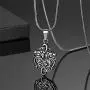 Hipunk Irish Celtic Knot Necklace Mens 316L Stainless Steel Good Luck Pendant 18k Gold/Black Gun Plated Lucky Amulet Jewelry Hipunk Irish Celtic Knot Necklace Mens 316L Stainless Steel Good Luck Pendant 18k Gold/Black Gun Plated Lucky Amulet Jewelry