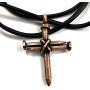 FORGIVEN JEWELRY Antique Nail Cross Necklace in Copper