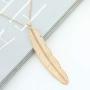 Yfe Fashion Necklace Turquoise Leaf Pendent Choker Necklace Gold Layered Necklaces for Women and Girls Boho Jewelry