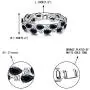 EVER FAITH Womens Prong Cubic Zirconia Vintage Style Dual Layer Tear Drop Bracelet