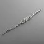 Mariell Genuine Freshwater Pearl and CZ Bridal Statement Bracelet - Silver Rhodium Plated Mariell Genuine Freshwater Pearl and CZ Bridal Statement Bracelet - Silver Rhodium Plated
