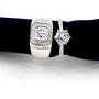 Uloveido 2 pcs Adjustable His and Hers Engagement Ring Set Puzzle Matching Heart Wedding Bands Couples Gifts LB018