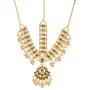 Bindhani Indian Bollywood Style Bridal Matha Patti Traditional Mang Tika Jewellery Damini Bridesmaid Hair Accessories Wedding Gold Plated Maang Tikka Bahubali Head Jewelry for Women