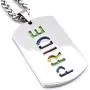 Warvik Rainbow Pride Necklace Pendant LGBT Equality Bisexual Transgender, Stainless Steel Jewelry Mens Womens Wheat Chain 20/28inch Warvik Rainbow Pride Necklace Pendant LGBT Equality Bisexual Transgender, Stainless Steel Jewelry Mens Womens Wheat Chain 20/28inch