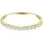 Lavencious Hinged Bangle Bracelet 4mm CZ Single Row Prong Rhodium Plated 7'' Lavencious Hinged Bangle Bracelet 4mm CZ Single Row Prong Rhodium Plated 7''