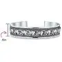 Bali Style Good Luck Elephant Bangle Cuff Bracelet For Women Solid Heavy Antiqued 925 Sterling Silver Bali Style Good Luck Elephant Bangle Cuff Bracelet For Women Solid Heavy Antiqued 925 Sterling Silver