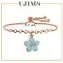 UJIMS Ohana Charm Bracelet Hawaiian Gift For Family Best Friends Ohana Jewelry with Hibiscus Flower Charm Family Member Gift UJIMS Ohana Charm Bracelet Hawaiian Gift For Family Best Friends Ohana Jewelry with Hibiscus Flower Charm Family Member Gift