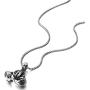 COOLSTEELANDBEYOND Gothic Vintage Mens Stainless Steel Scorpion King Claw Pendant Necklace 30 inches Wheat Chain