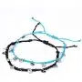 kelistom Waterproof Handmade Anklet Set for Women Bohemian Braided String Rope Bead Chain Ankle Bracelet Hawaii Adjustable Beach Foot Jewelry kelistom Waterproof Handmade Anklet Set for Women Bohemian Braided String Rope Bead Chain Ankle Bracelet Hawaii Adjustable Beach Foot Jewelry