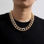 Ingemark Cuban Chunky Link Chain Choker Unisex Punk Style Thick Wide Necklace Jewelry
