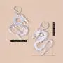DAMLENG Charm Chic 80s 90s Chinese Dragon Hoop Earrings Cool Acrylic Dragon Totem Dangle Drop Earrings for Women Girls Unique Animal Jewelry DAMLENG Charm Chic 80s 90s Chinese Dragon Hoop Earrings Cool Acrylic Dragon Totem Dangle Drop Earrings for Women Girls Unique Animal Jewelry