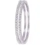 Ratnavali Jewels CZ Zirconia Gold Tone Solitaire Diamond Bracelet Bollywood Wedding Bangle Jewelry Women Ratnavali Jewels CZ Zirconia Gold Tone Solitaire Diamond Bracelet Bollywood Wedding Bangle Jewelry Women
