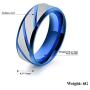 W WOOGGE 5 Pack of Stainless Steel Lucky Worry Rings for Men Wedding Ring Cool Simple Band 8 MM Ring for Women