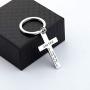 Gzrlyf I am The Way The Truth and The Life Keychain John 14: 6 Bible Verse Gifts Religious Gifts