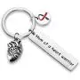 WUSUANED CHD Keychain Mom/Dad of A Heart Warrior Keychain Congenital Defect Awareness Gift for Heart Warrior Mom Dad WUSUANED CHD Keychain Mom/Dad of A Heart Warrior Keychain Congenital Defect Awareness Gift for Heart Warrior Mom Dad