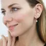 BERRICLE Rhodium Plated Sterling Silver Round Cubic Zirconia CZ Solitaire Anniversary Fashion Dangle Drop Earrings 1.6 CTW BERRICLE Rhodium Plated Sterling Silver Round Cubic Zirconia CZ Solitaire Anniversary Fashion Dangle Drop Earrings 1.6 CTW