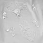 SP Sophia Collection Womens Sparkling Rhinestone Tie Inspired Drop Necklace with Cascading V Designs