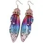 4 Pairs Multicolored Butterfly Wing Dangle Earrings Elegant Acrylic Insect Drop Earrings Crystal Dragonfly Wing Earrings for Women Girls Jewelry 4 Pairs Multicolored Butterfly Wing Dangle Earrings Elegant Acrylic Insect Drop Earrings Crystal Dragonfly Wing Earrings for Women Girls Jewelry