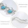 Relbcy Boho Turquoise Necklaces Summer Beach Necklace Chain Fashion Jewelry Accessories for Women and Girls