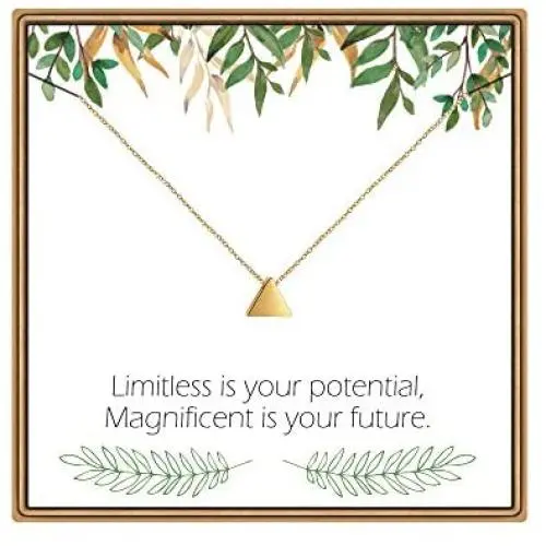 IEFLIFE Graduation Gifts Inspirational Necklaces for Women, Triangle Necklace College High School Graduation Gifts Class of 2020 Graduation Necklace Graduation Gifts for Friend Sister Daughter Niece IEFLIFE Graduation Gifts Inspirational Necklaces for Women, Triangle Necklace College High School Graduation Gifts Class of 2020 Graduation Necklace Graduation Gifts for Friend Sister Daughter Niece