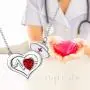 AOBOCO Nurse Necklace Sterling Silver Nurse Hat Charm with EKG Heartbeat Heart Necklace for Nurse Doctor Medical Student, Crystal from Austria AOBOCO Nurse Necklace Sterling Silver Nurse Hat Charm with EKG Heartbeat Heart Necklace for Nurse Doctor Medical Student, Crystal from Austria