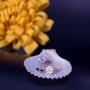 Solid 925 Stering Silver enamel Cute Daisy flower Stud Earrings For Girls Teens women