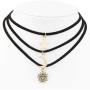 Yean Star Moon Choker Necklace Sun Pendant Necklaces Gold Layered Jewelry for Women and Girls(Pack of 3)
