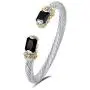 UNY Designer Inspired Jewelry Radiant CZ Cable Wire Antique Bangle Elegant Beautiful UNY Designer Inspired Jewelry Radiant CZ Cable Wire Antique Bangle Elegant Beautiful