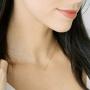 HONEYCAT Opal Bezel Set Necklace in Gold, Rose Gold, or Silver | Minimalist, Delicate Jewelry
