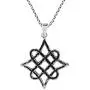 AeraVida Quaternary Celtic Knot Eternity .925 Sterling Silver Pendant Necklace AeraVida Quaternary Celtic Knot Eternity .925 Sterling Silver Pendant Necklace