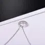 Sterling Silver Circle of Life Urn Necklaces for Ashes Cremation Jewelry Eternity Heart Urn Pendant Necklace for women