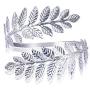 HUNO Fashion Swirl Leaf Upper Arm Bracelet Armlet Cuff Open Bangle Armband Adjustable Hammered Wrap Bangle for Women Girls Wedding Jewelry