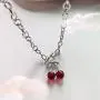Dark Cherry Harajuku Girl Necklace 2020 Small Geometric Pendant Ot Buckle Punk Gothic Street Silver Color Chain Choker Necklaces