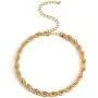 Fashion Cuban Chunky Link Chain Choker Necklace Punk Rhinestone Bling Gold Oval Handmade O-Shaped Twist Hollow Collar Necklace for Women Girls Party Birthday Nightclub Gifts Jewelry Fashion Cuban Chunky Link Chain Choker Necklace Punk Rhinestone Bling Gold Oval Handmade O-Shaped Twist Hollow Collar Necklace for Women Girls Party Birthday Nightclub Gifts Jewelry