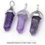 MJartoria Moon Pentagram Necklace Pentacle Crystal Chakra Necklace Charm Pendant Multi Layered Alloy Chain Choker Necklaces Set Gothic Jewelry
