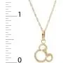 Disney Jewelry Mickey or Minnie Mouse 14K Yellow Gold Pendant Necklace, 18'' Disney Jewelry Mickey or Minnie Mouse 14K Yellow Gold Pendant Necklace, 18''
