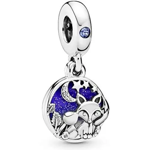 Pandora Jewelry Fox and Rabbit Dangle Cubic Zirconia Charm in Sterling Silver Pandora Jewelry Fox and Rabbit Dangle Cubic Zirconia Charm in Sterling Silver