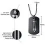 PJ Jewelry Stainless Steel Military Army Custom Dog Tag Pendant Bullet Ashes Cremation Urn Necklace for Men PJ Jewelry Stainless Steel Military Army Custom Dog Tag Pendant Bullet Ashes Cremation Urn Necklace for Men