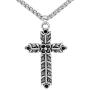 GuoShuang Nordic Viking Athelstans Cross Ragnar Amulet Necklace - Double Side