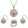 Amvie Sunflower Jewelry Sets for Women Flower Gold Necklace and Earrings Sets for Girls Sunflower Gifts for Women/Mom/Wife/Sister/Wedding/Bridal Amvie Sunflower Jewelry Sets for Women Flower Gold Necklace and Earrings Sets for Girls Sunflower Gifts for Women/Mom/Wife/Sister/Wedding/Bridal