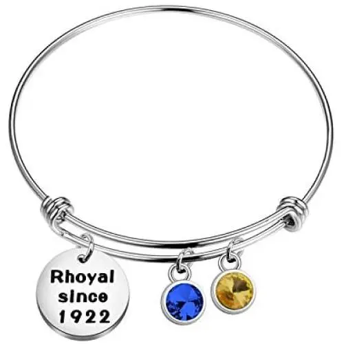 SEIRAA Sigma Gamma Rho Sorority Bracelet SGR Charm Bracelet Jewelry Rhoyal Since 1922 Sorority Paraphernalia Gift for Her SEIRAA Sigma Gamma Rho Sorority Bracelet SGR Charm Bracelet Jewelry Rhoyal Since 1922 Sorority Paraphernalia Gift for Her