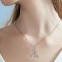 EJALEN 925 Sterling Silver Dragonfly Necklace - Hollow Rose Gold Heart Dragonfly Celtic Jewelry Birthday for Women and Dragonfly Lovers