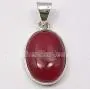 SilverStarJewel 925 Pure Sterling Silver Carnelian Pendant 1.1'' Stone Gift SilverStarJewel 925 Pure Sterling Silver Carnelian Pendant 1.1'' Stone Gift