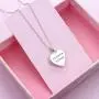 Sterling Silver Sunflower or Lotus Flower Heart Memorial Ash Keepsake Urn Cremation Necklace for Ashes for Women