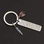 CENWA Funny Friendship Gift Love My Tribe Keychain Because Those Weirdo are Your Tribe Keychain Love My Tribe Gift